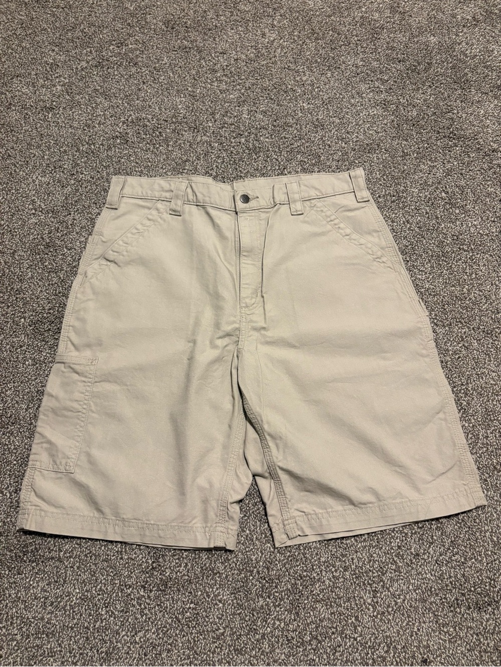 Carhartt Khaki Work Cargo Shorts
